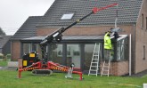 Placement de vitrage sur toiture de veranda avec le GLASBOY